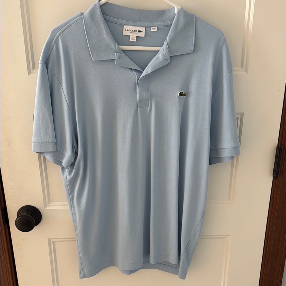 Lacoste Blue Polo Shirt Classic Design